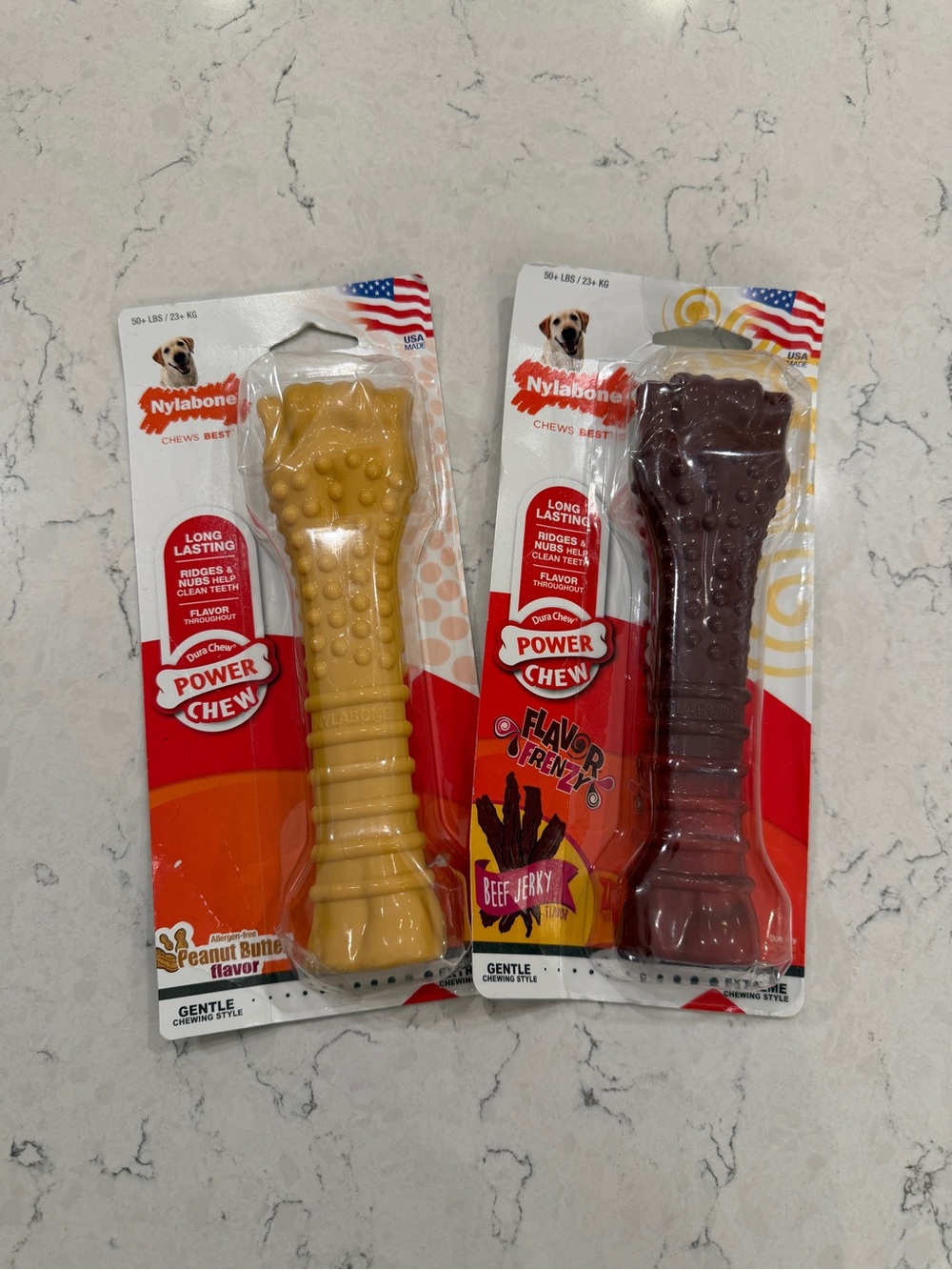 Nylabone Dura Chew Power Chew - lot of 2